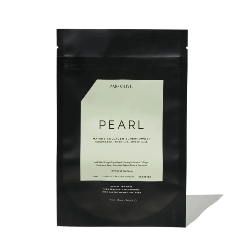 PEARL Marine Collagen SuperPowder (Ceremonial Grade Matcha)