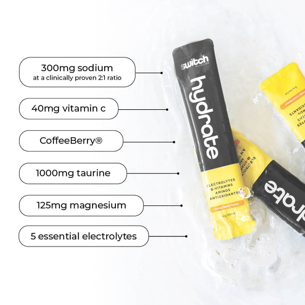 Hydrate Switch Sachets - Sugar Free