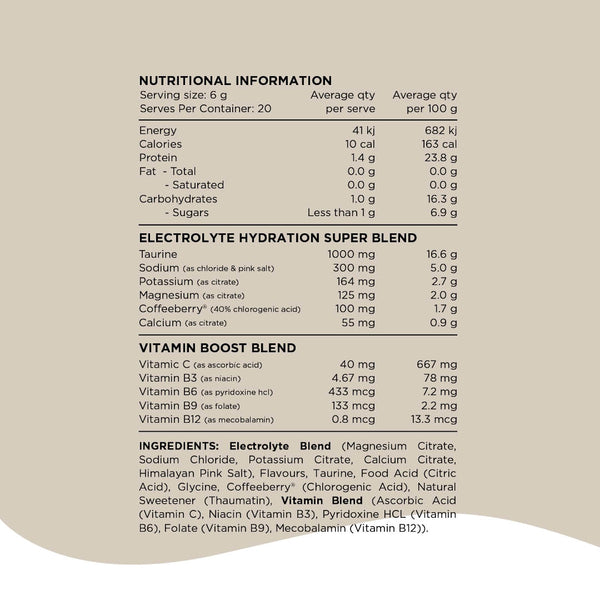 Hydrate Switch Sachets - Sugar Free