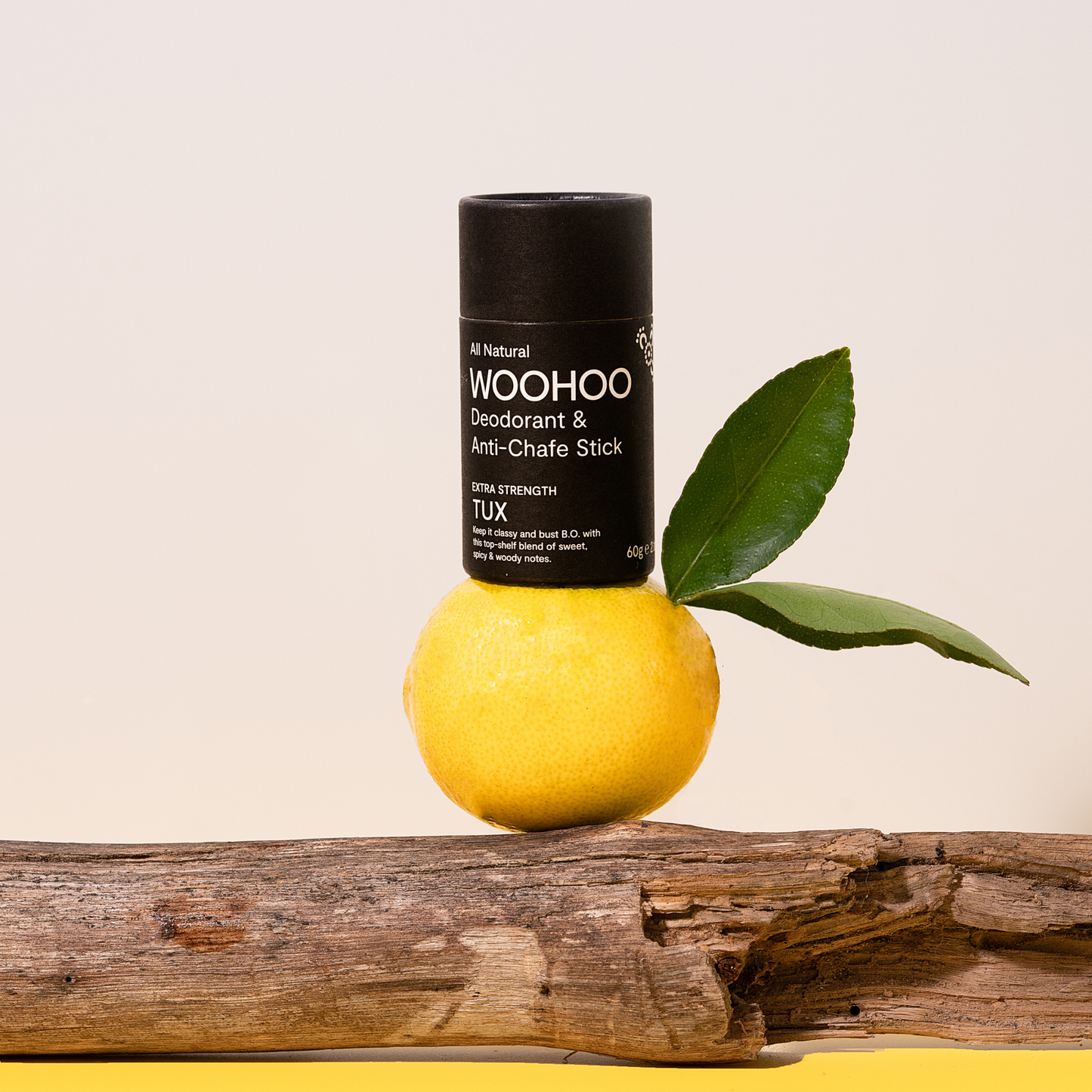 Natural Deodorant & Anti-Chafe Stick (Tux) 60g