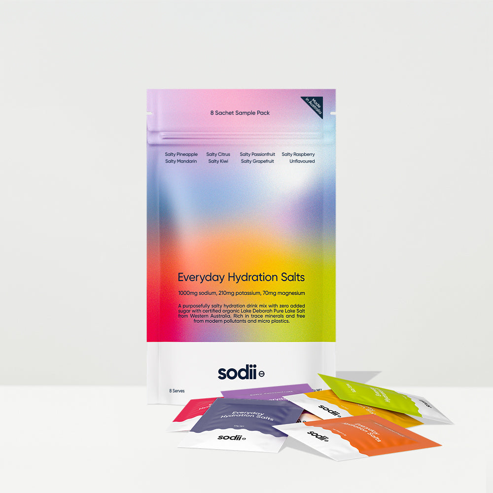 Sodii Hydration Salts - Mixed Flavour Sample Pack - 8 Sachets