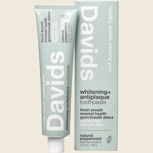 Whitening + Antiplaque Peppermint Toothpaste 149g