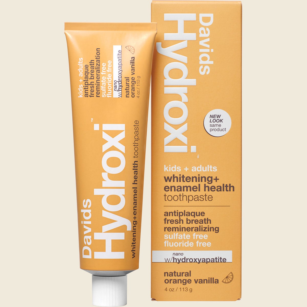 Whitening + Antiplaque Orange + Vanilla Toothpaste 113g