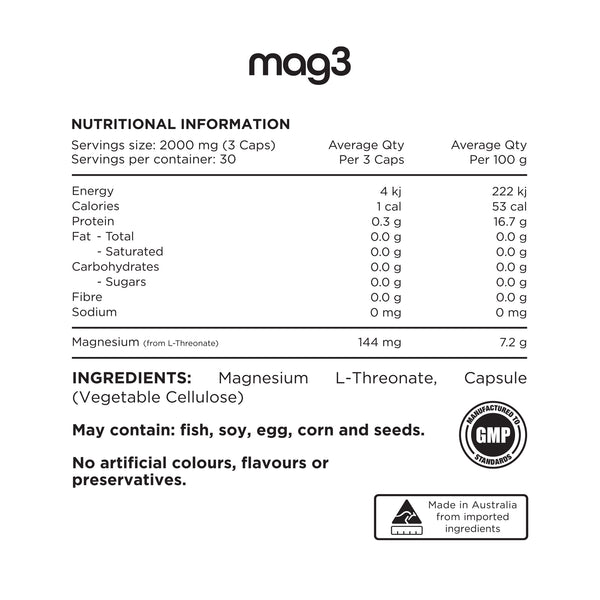 Mag3 - Magnesium L-Threonate