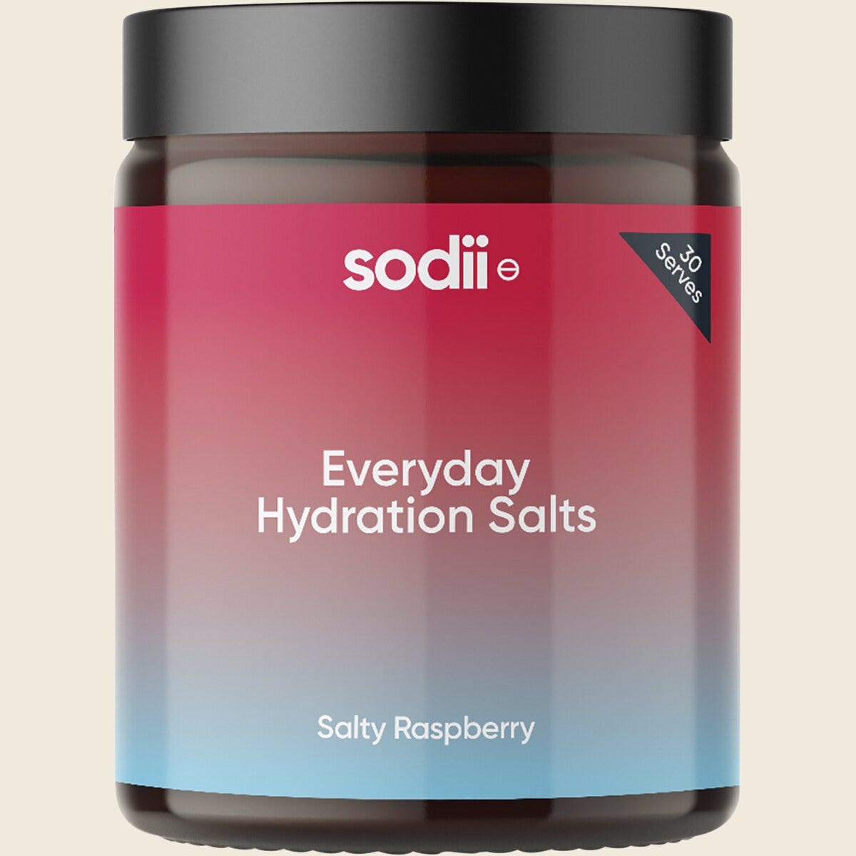 Sodii Hydration Salts - Raspberry 185g Jar