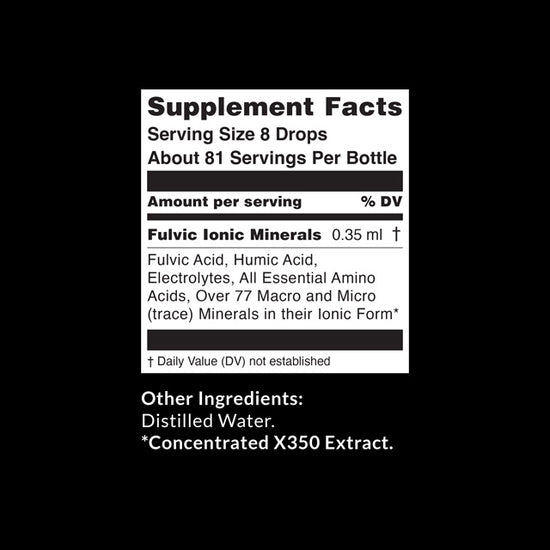 Fulvic Acid Ionic Minerals