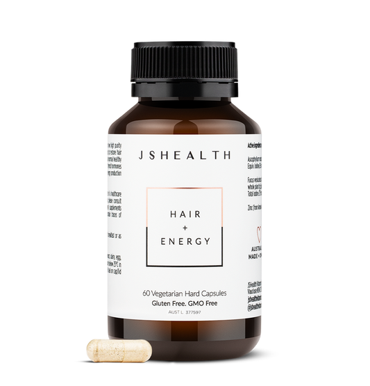 JSHealth - Hair + Energy - 60 Capsules