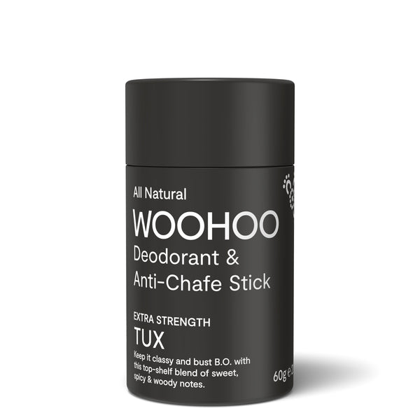Natural Deodorant & Anti-Chafe Stick (Tux) 60g